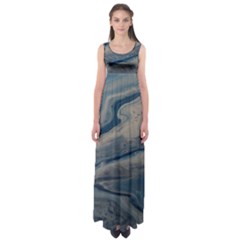 Blue Ice 2 Empire Waist Maxi Dress by WILLBIRDWELL