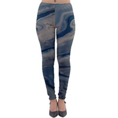 Blue Ice 2 Lightweight Velour Leggings by WILLBIRDWELL