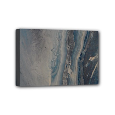 Blue Ice Mini Canvas 6  X 4  (stretched) by WILLBIRDWELL