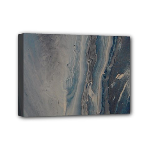 Blue Ice Mini Canvas 7  X 5  (stretched) by WILLBIRDWELL