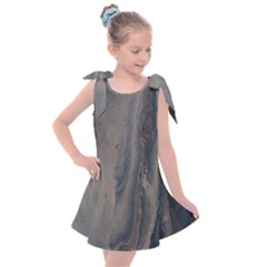 Blue Ice Kids  Tie Up Tunic Dress by WILLBIRDWELL