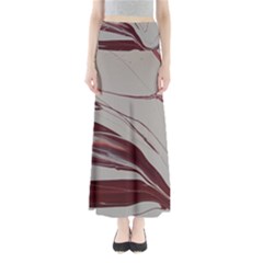 Wine Full Length Maxi Skirt by WILLBIRDWELL