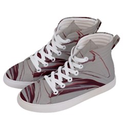 Wine Women s Hi-top Skate Sneakers by WILLBIRDWELL