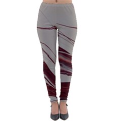 Wine Lightweight Velour Leggings by WILLBIRDWELL