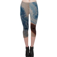 Desert Sky Capri Leggings  by WILLBIRDWELL