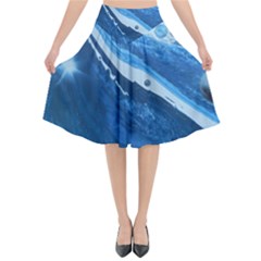 Star Maker Flared Midi Skirt by WILLBIRDWELL