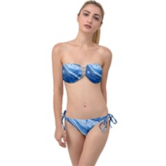 Star Maker Twist Bandeau Bikini Set