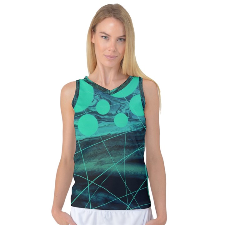 NEON BUBBLES Women s Basketball Tank Top