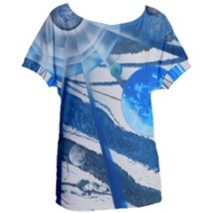 Pulsar Women s Oversized Tee by WILLBIRDWELL