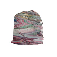 Frenzy Drawstring Pouch (large) by WILLBIRDWELL