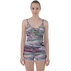 Frenzy Tie Front Two Piece Tankini by WILLBIRDWELL