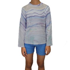 Shockwave 2 Kids  Long Sleeve Swimwear by WILLBIRDWELL