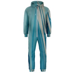 Blue Swirl Hooded Jumpsuit (men)  by WILLBIRDWELL