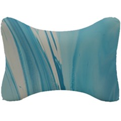 Blue Swirl Seat Head Rest Cushion by WILLBIRDWELL