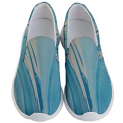 Blue Swirl Men s Lightweight Slip Ons by WILLBIRDWELL