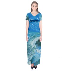 West Coast Short Sleeve Maxi Dress by WILLBIRDWELL