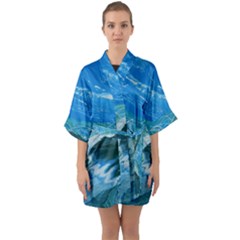 West Coast Quarter Sleeve Kimono Robe by WILLBIRDWELL