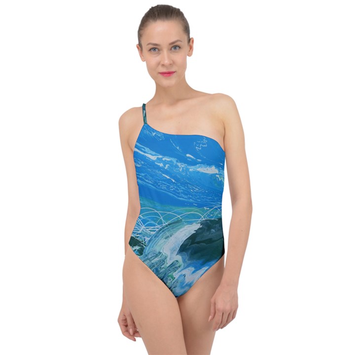 WEST COAST Classic One Shoulder Swimsuit