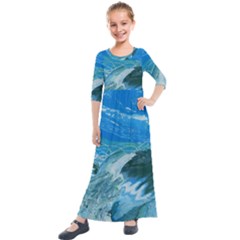 West Coast Kids  Quarter Sleeve Maxi Dress