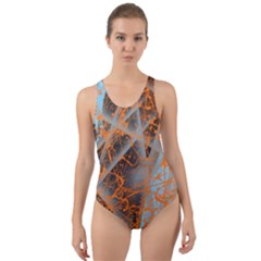 STRING THEORY Cut-Out Back One Piece Swimsuit