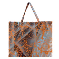 STRING THEORY Zipper Large Tote Bag