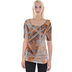 STRING THEORY Wide Neckline Tee