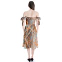 STRING THEORY Shoulder Tie Bardot Midi Dress View2