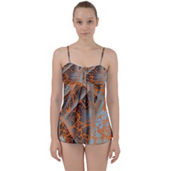 STRING THEORY Babydoll Tankini Set