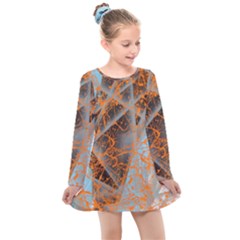 STRING THEORY Kids  Long Sleeve Dress