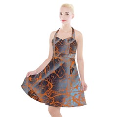 STRING THEORY Halter Party Swing Dress 