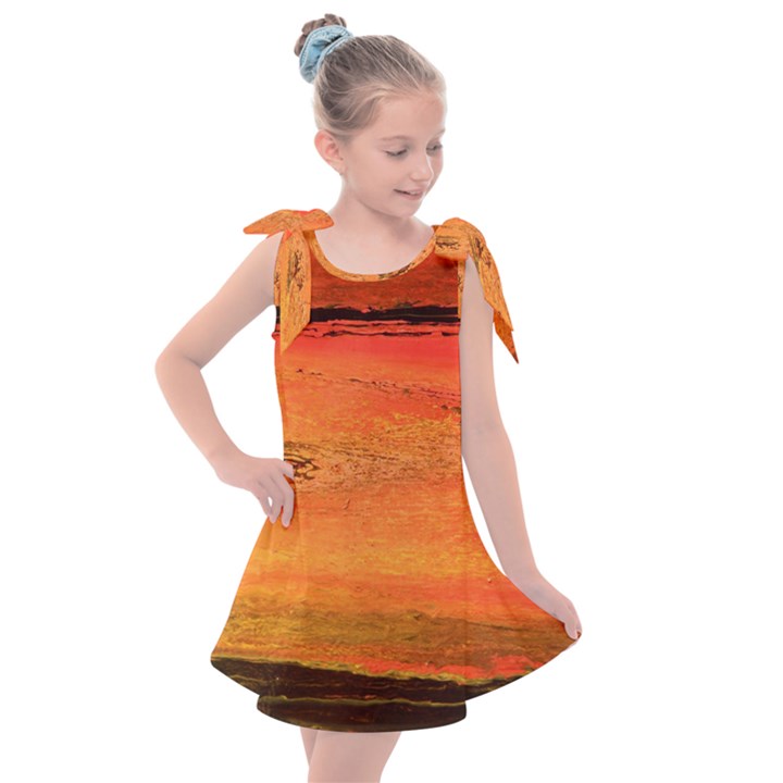 SUNSET Kids  Tie Up Tunic Dress