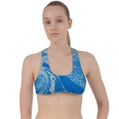 Sea Serpent Criss Cross Racerback Sports Bra by WILLBIRDWELL