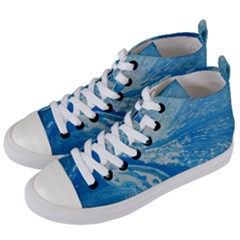 Sea Serpent Women s Mid-top Canvas Sneakers by WILLBIRDWELL