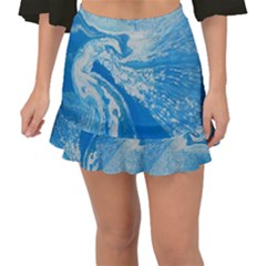 Sea Serpent Fishtail Mini Chiffon Skirt by WILLBIRDWELL