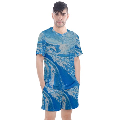 Sea Serpent Men s Mesh Tee And Shorts Set by WILLBIRDWELL