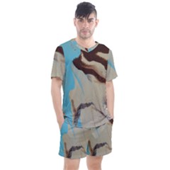 Mother Eart Men s Mesh Tee And Shorts Set