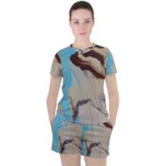 Mother Eart Women s Tee And Shorts Set