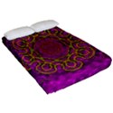 Star Of Freedom And Silent Night Fitted Sheet (Queen Size) View2