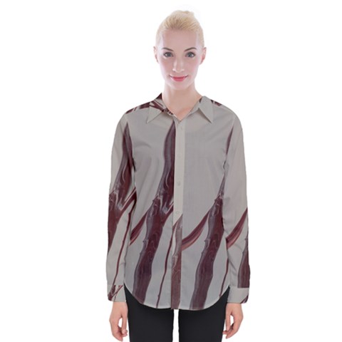 Silent Scream Womens Long Sleeve Shirt by WILLBIRDWELL