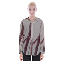 Silent Scream Womens Long Sleeve Shirt