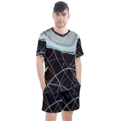 Blue Shell Men s Mesh Tee And Shorts Set