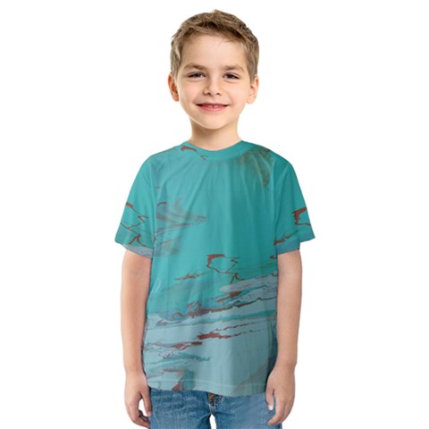 Copper Pond Kids  Sport Mesh Tee by WILLBIRDWELL