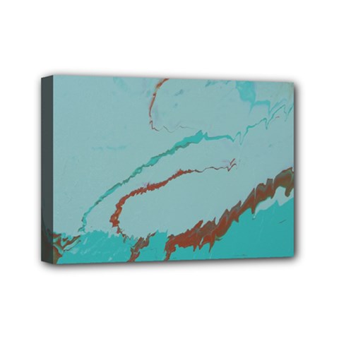 Copper Pond 2 Mini Canvas 7  X 5  (stretched) by WILLBIRDWELL