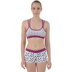 Musical Cherries Pattern Perfect Fit Gym Set by emilyzragz