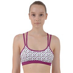 Musical Cherries Pattern Line Them Up Sports Bra by emilyzragz