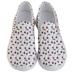 Musical Cherries Pattern Men s Lightweight Slip Ons by emilyzragz