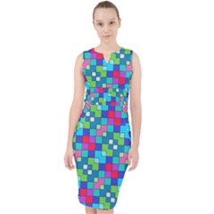 Retro Squares                                               Midi Bodycon Dress