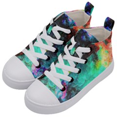 3d Paint                                    Kid s Mid-top Canvas Sneakers