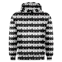 Black And White Halloween Nightmare Stripes Men s Overhead Hoodie