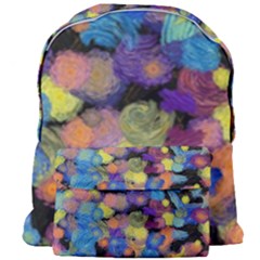 Paint Brushes On A Black Background                                          Giant Full Print Backpack